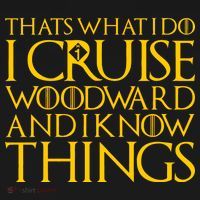 I Cruise Woodward Ave and Know Things Tank Top thumb 6
