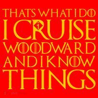 I Cruise Woodward Ave and Know Things Santa Hat thumb 1