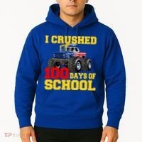 I Crushed 100 Days Of School Hoodie thumb 2