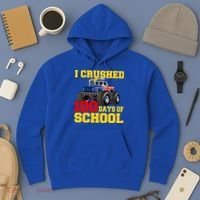 I Crushed 100 Days Of School Hoodie thumb 3