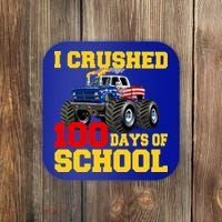 I Crushed 100 Days Of School Coaster thumb 0