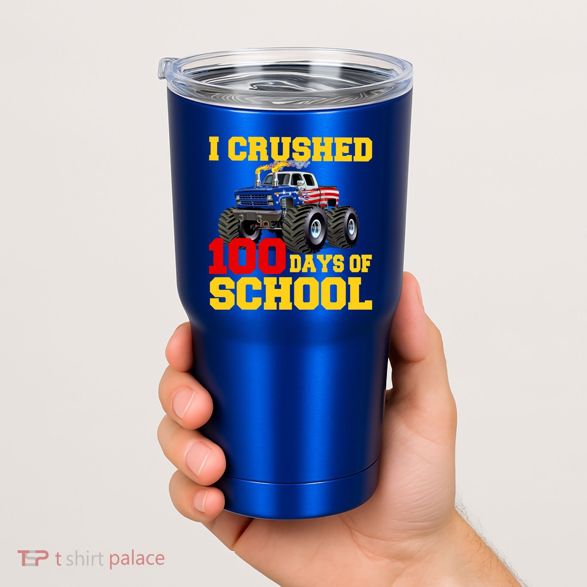 I Crushed 100 Days Of School Tumbler