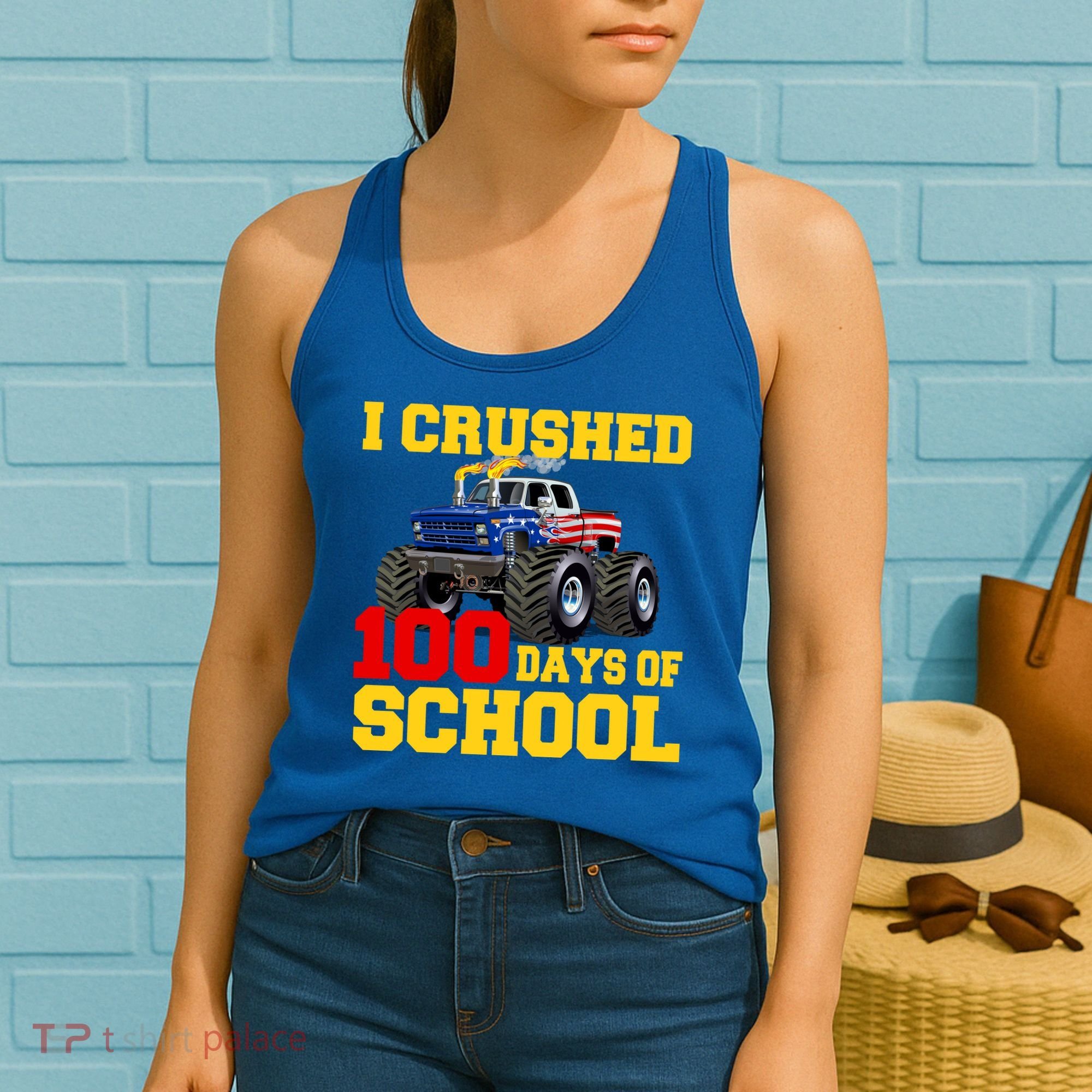 I Crushed 100 Days Of School Women's Tank Top