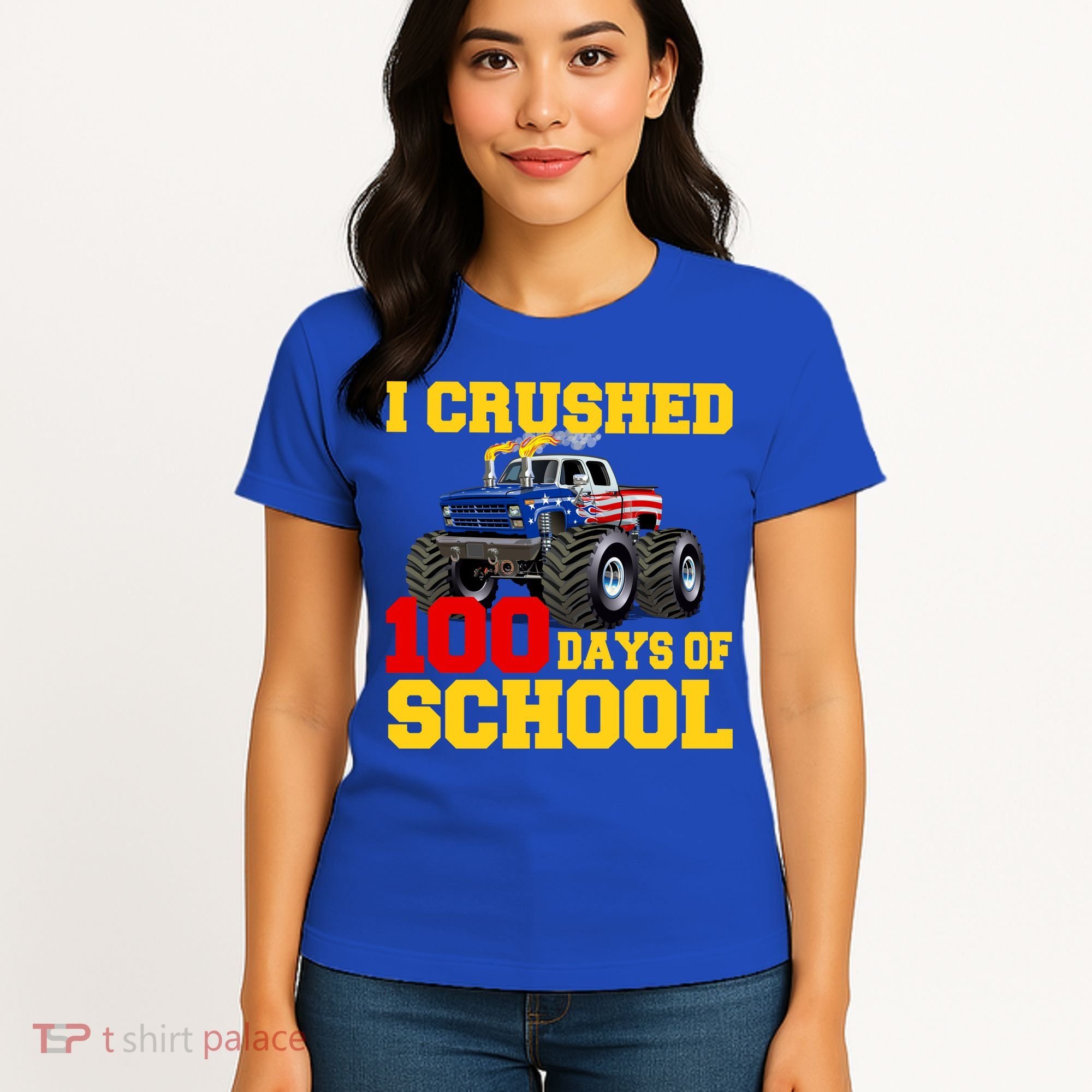 I Crushed 100 Days Of School Women's T-Shirt