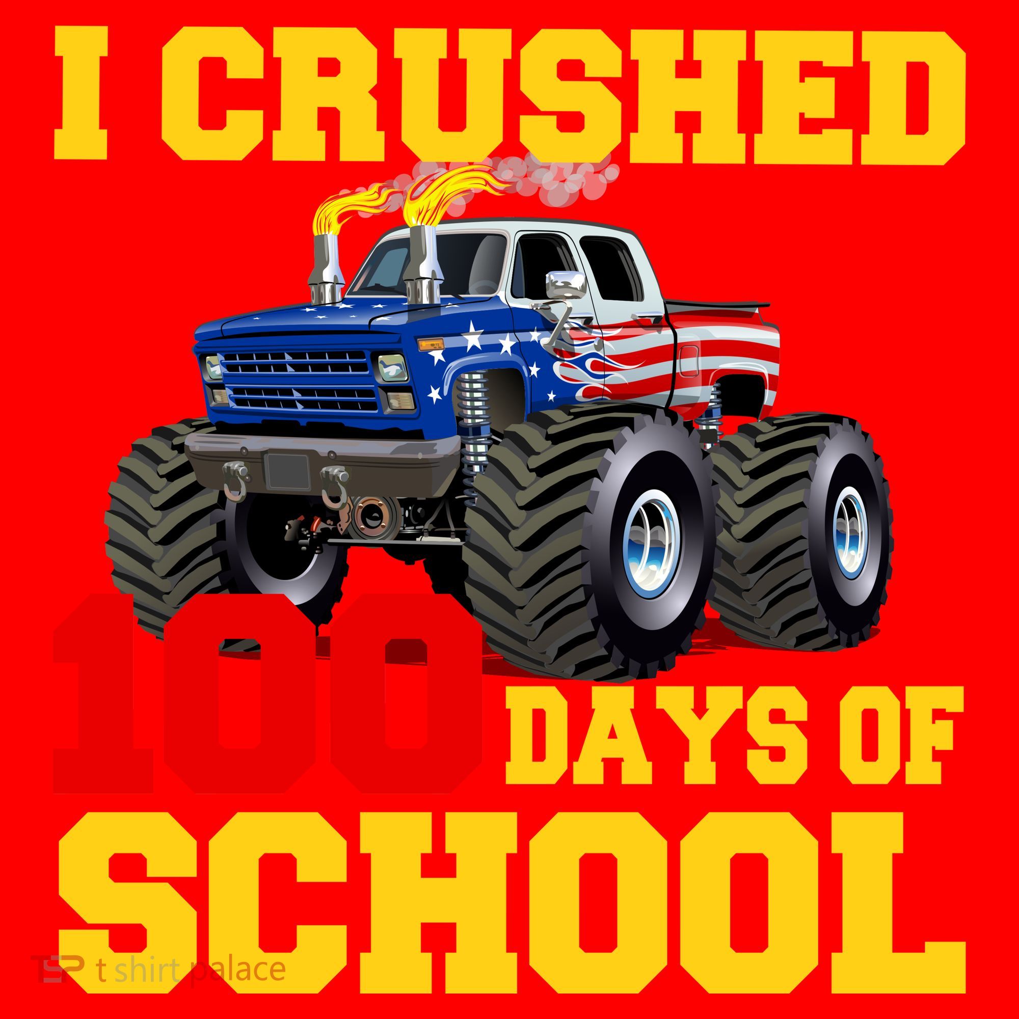I Crushed 100 Days Of School Santa Hat