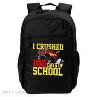 I Crushed 100 Days Of School Monster Truck Backpack thumb 0