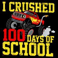 I Crushed 100 Days Of School Monster Truck Coffee Mug thumb 5