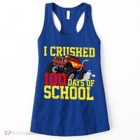 I Crushed 100 Days Of School Monster Truck Women's Tank Top thumb 0