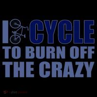 I Cycle To Burn Off The Crazy Coffee Mug thumb 5