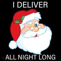 I Deliver All Night Long Funny Santa Women's Tank Top thumb 5