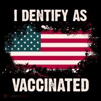 I Dentify As Vaccinated American Flag Backpack thumb 2