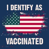 I Dentify As Vaccinated American Flag Toddler Hoodie thumb 2