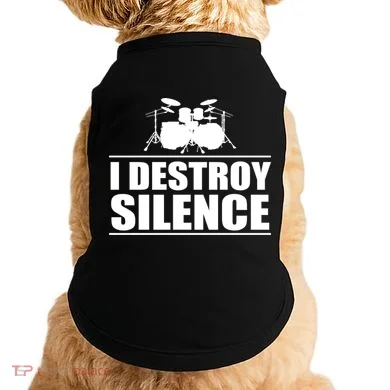 I Destroy Silence Doggie Tank