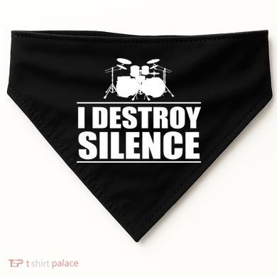 I Destroy Silence USA-Made Doggie Bandana