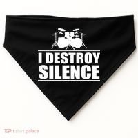 I Destroy Silence USA-Made Doggie Bandana thumb 0
