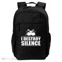 I Destroy Silence Backpack thumb 0