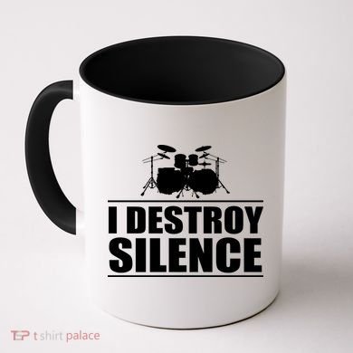 I Destroy Silence Coffee Mug