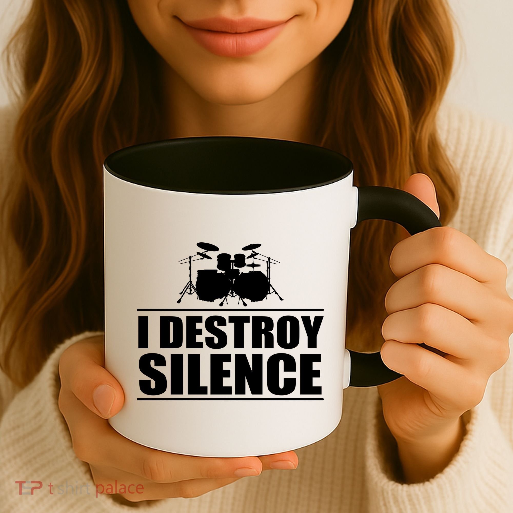 I Destroy Silence Coffee Mug