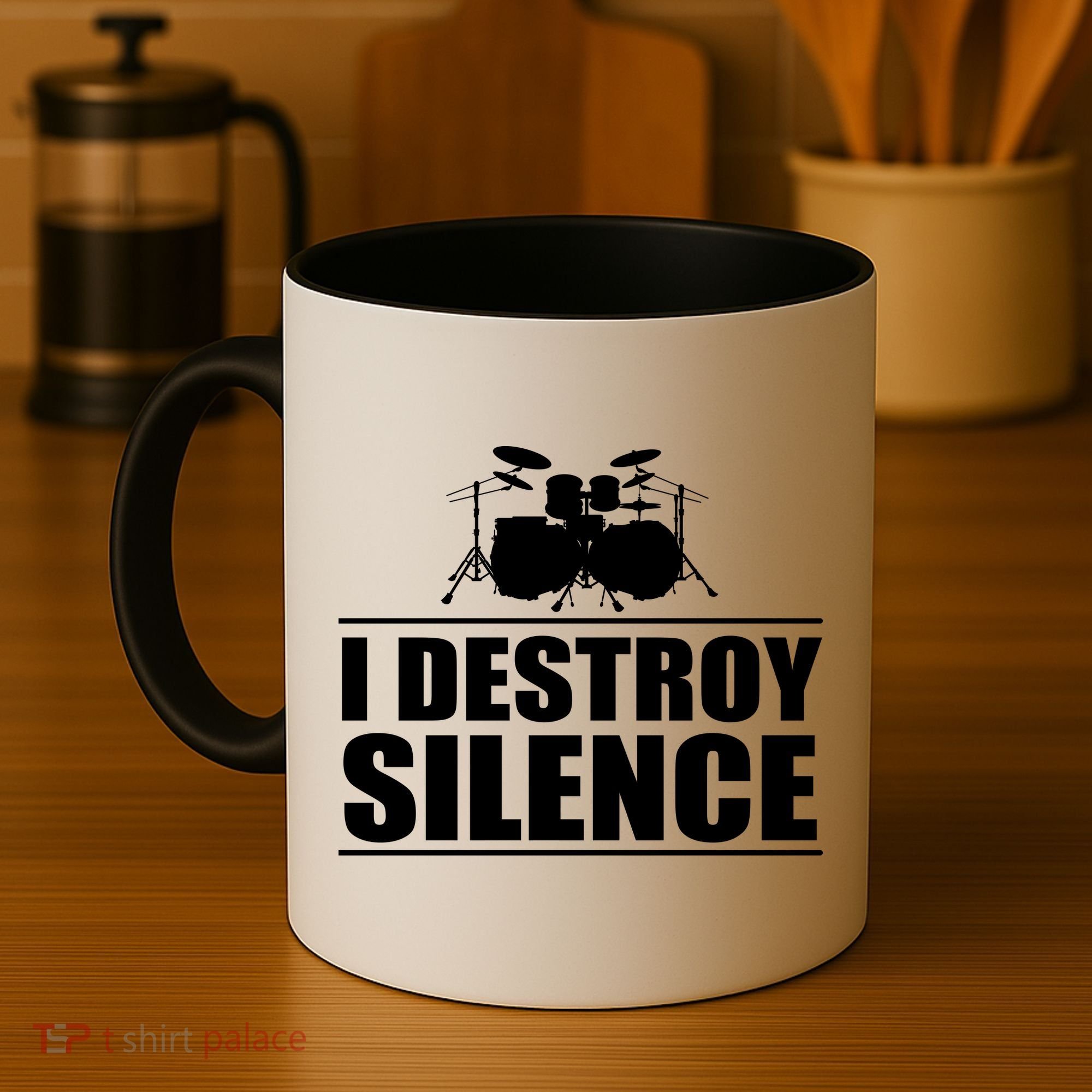 I Destroy Silence Coffee Mug