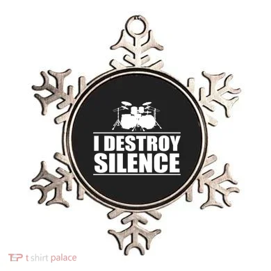 I Destroy Silence Ornament