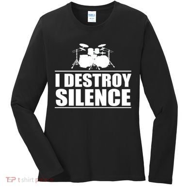 I Destroy Silence Women's Long Sleeve Shirt