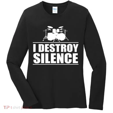 I Destroy Silence Women's Long Sleeve Shirt