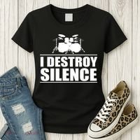 I Destroy Silence Women's T-Shirt thumb 3