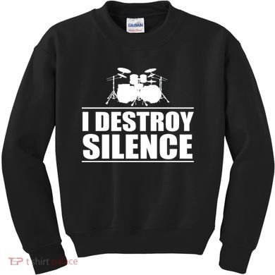 I Destroy Silence Kids Sweatshirt