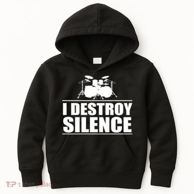 I Destroy Silence Kids Hoodie