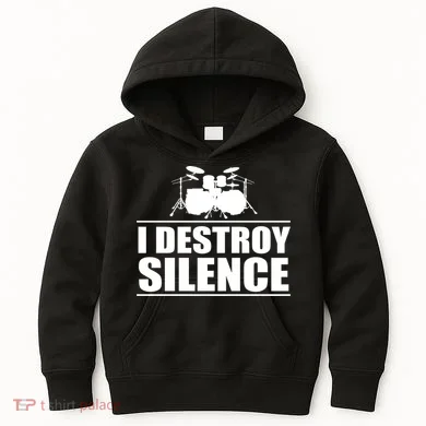 I Destroy Silence Kids Hoodie
