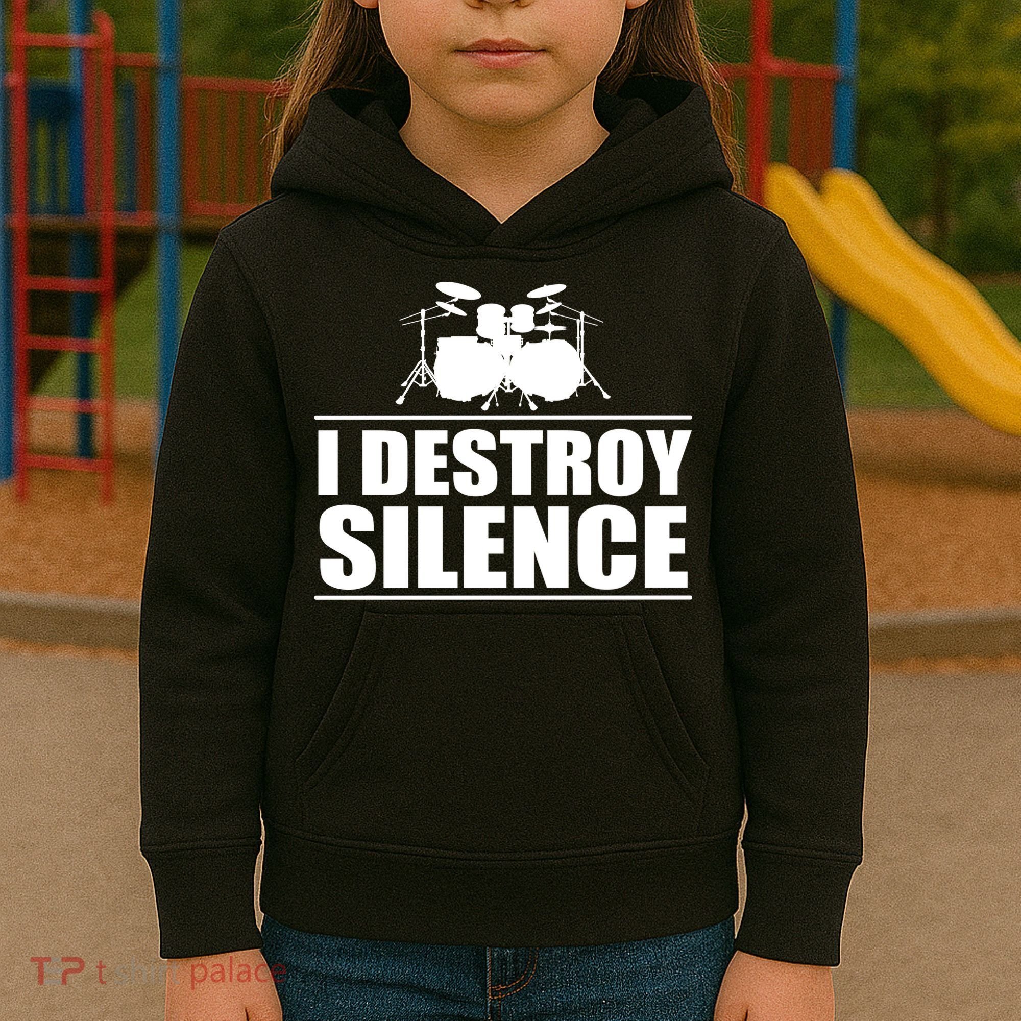 I Destroy Silence Kids Hoodie
