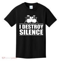 I Destroy Silence Kids T-Shirt thumb 0