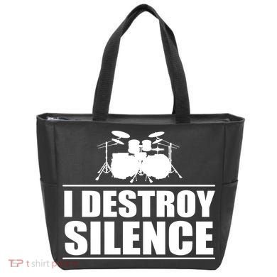 I Destroy Silence Tote Bag