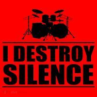I Destroy Silence Santa Hat thumb 1