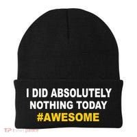 I Did Absolutely Nothing Today #Awesome Beanie thumb 0