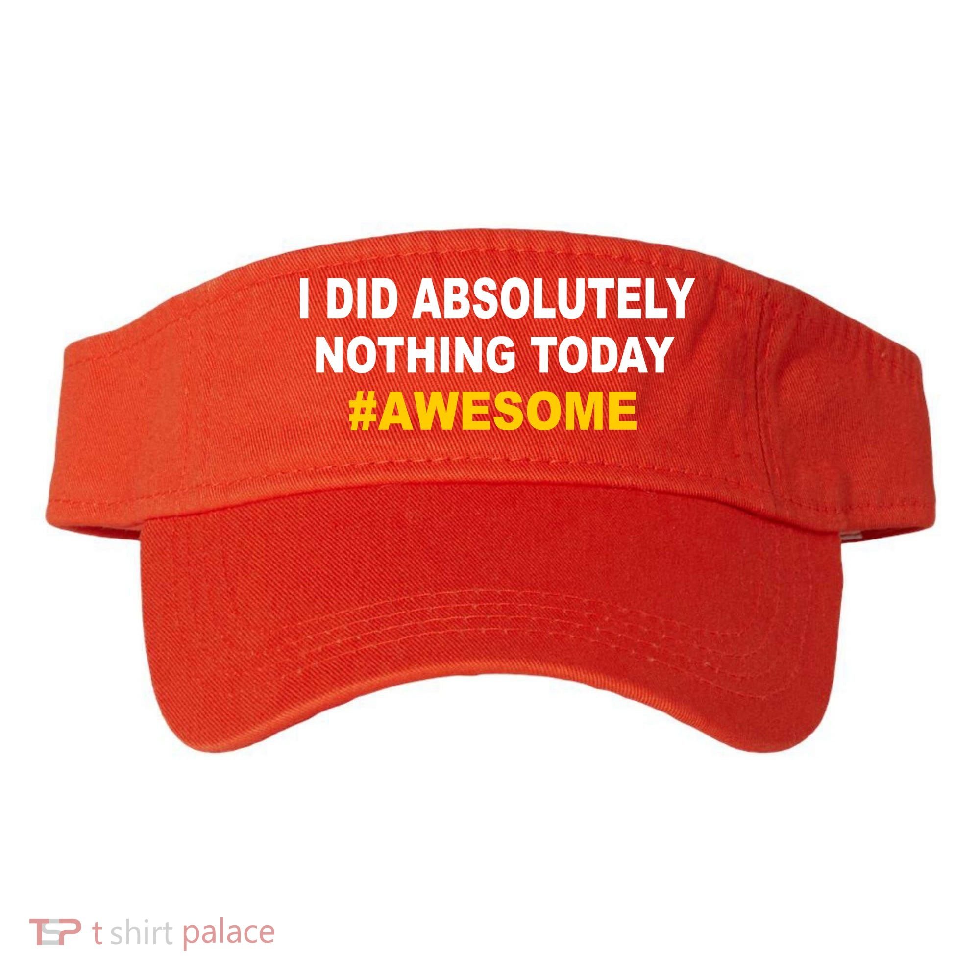 I Did Absolutely Nothing Today #Awesome Visor