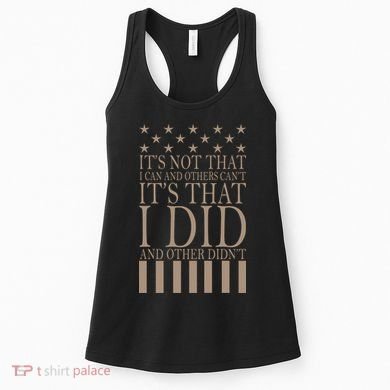 I Did They Didn't Veteran Women's Tank Top