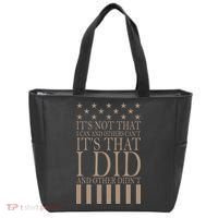 I Did They Didn't Veteran Tote Bag thumb 0