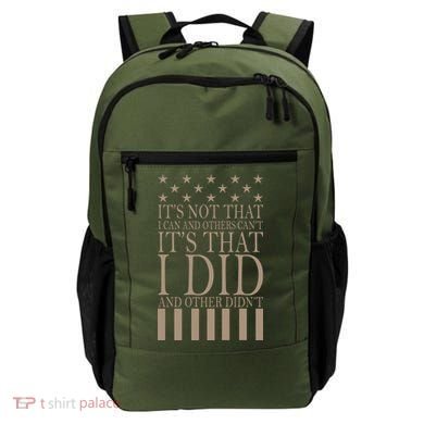 I Did They Didn't Veteran Backpack