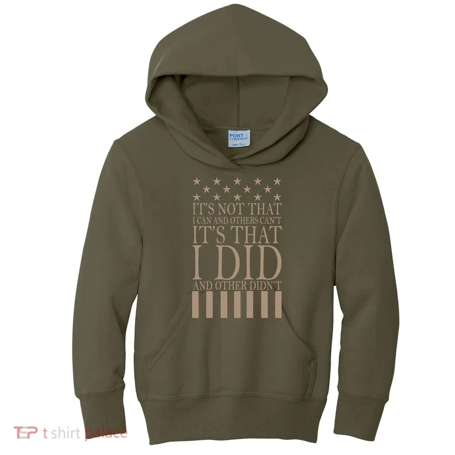 I Did They Didn't Veteran Kids Hoodie