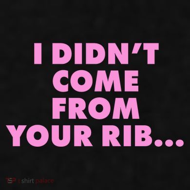 I Didn't Come From Your Rib Ladies PosiCharge Tri-Blend Wicking Tank