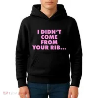 I Didn't Come From Your Rib Kids Hoodie thumb 4