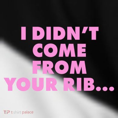 I Didn't Come From Your Rib Toddler Fine Jersey T-Shirt