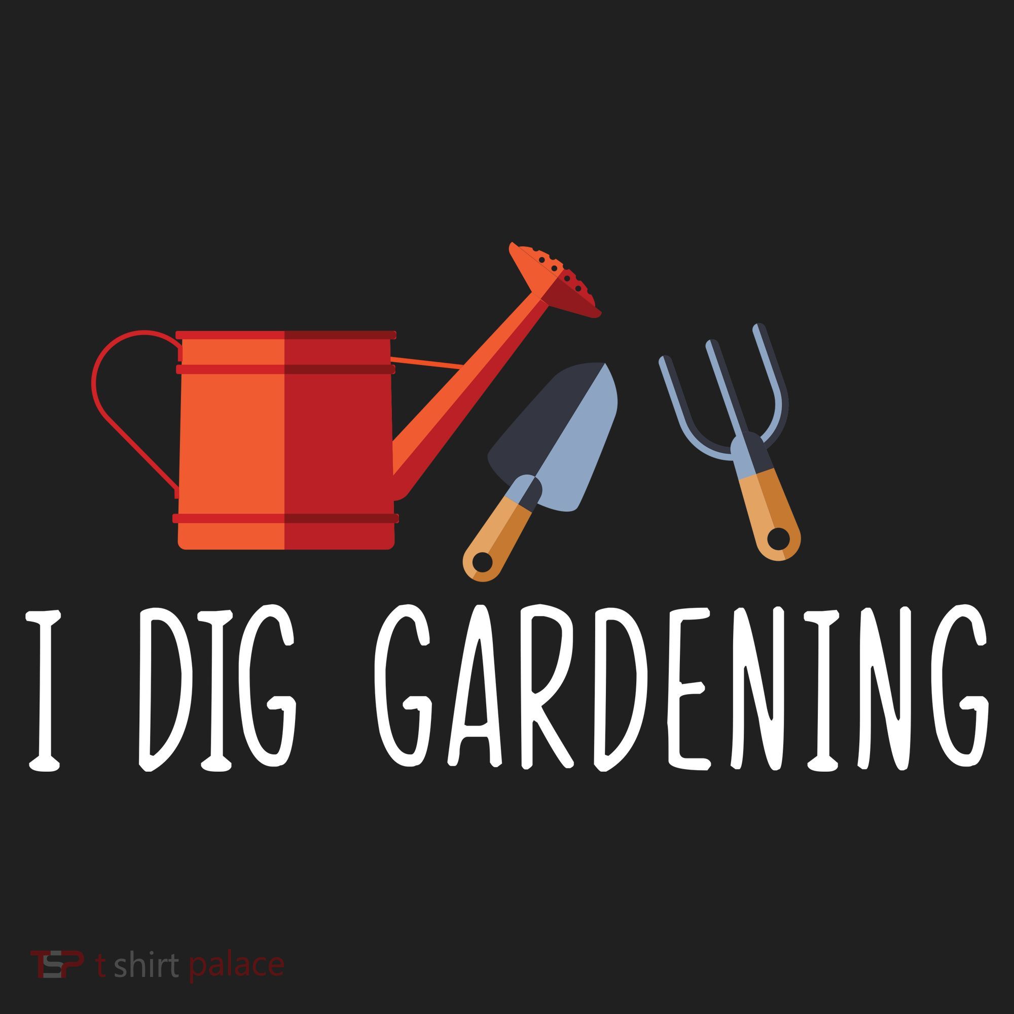 I Dig Gardening Golf Towel