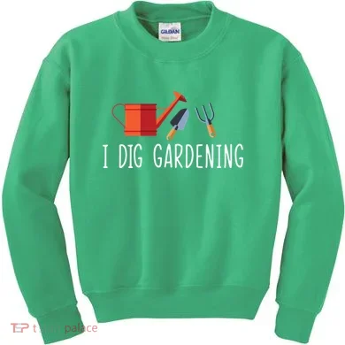 I Dig Gardening Kids Sweatshirt