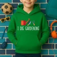 I Dig Gardening Kids Hoodie thumb 2