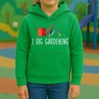 I Dig Gardening Kids Hoodie thumb 3