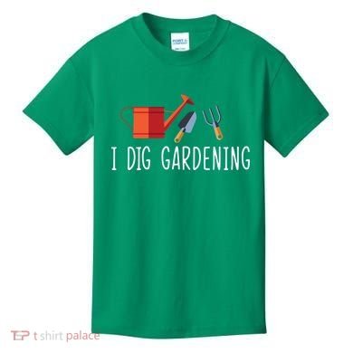 I Dig Gardening Kids T-Shirt