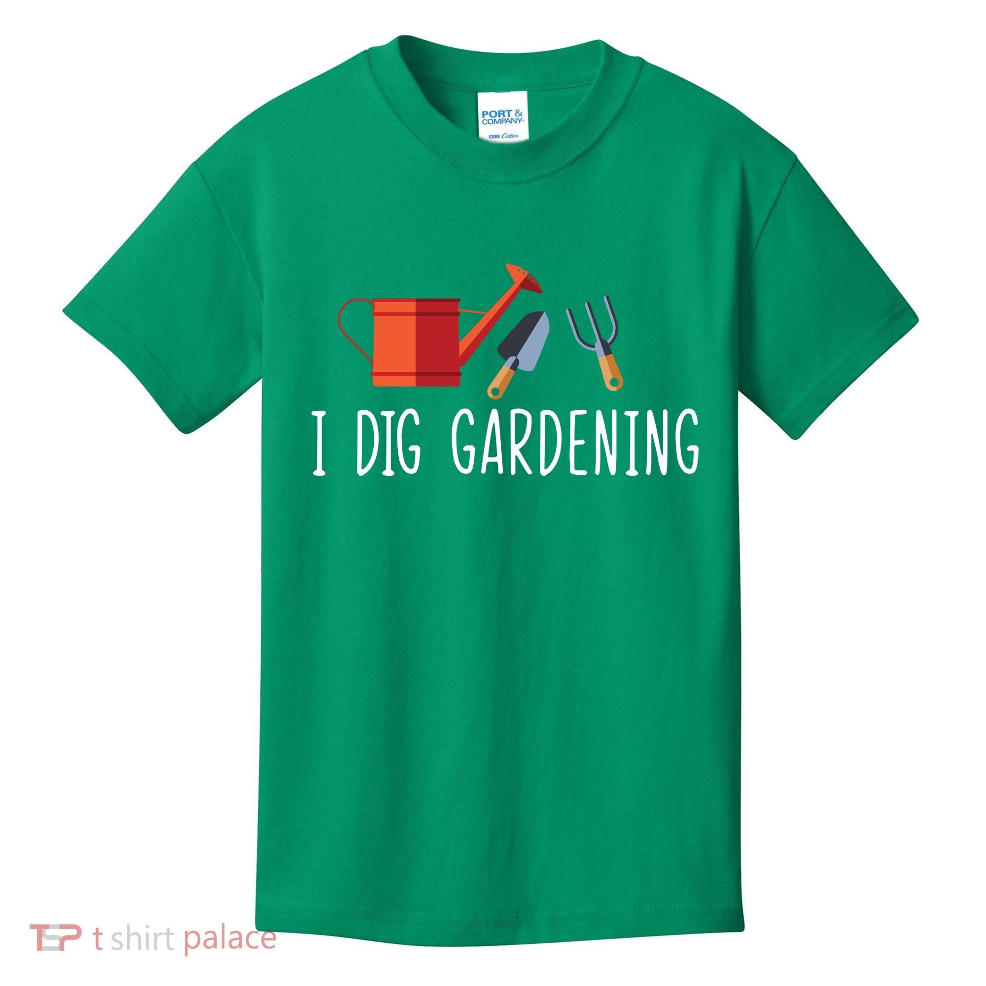 I Dig Gardening Kids T-Shirt