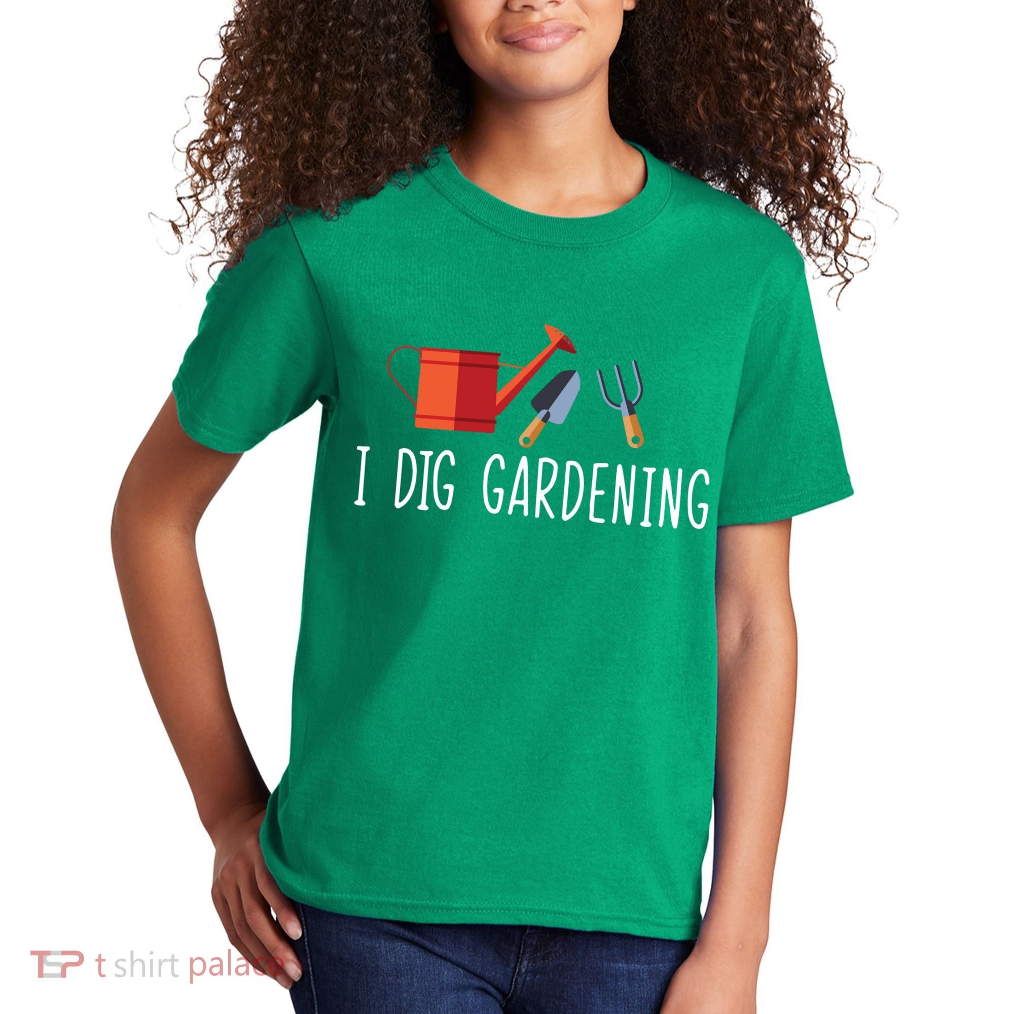 I Dig Gardening Kids T-Shirt